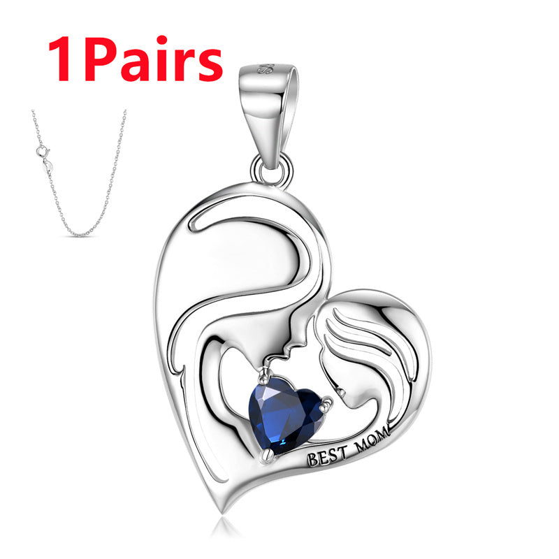 S925 Sterling Silver Best Mom Necklace Mother's Day Necklace