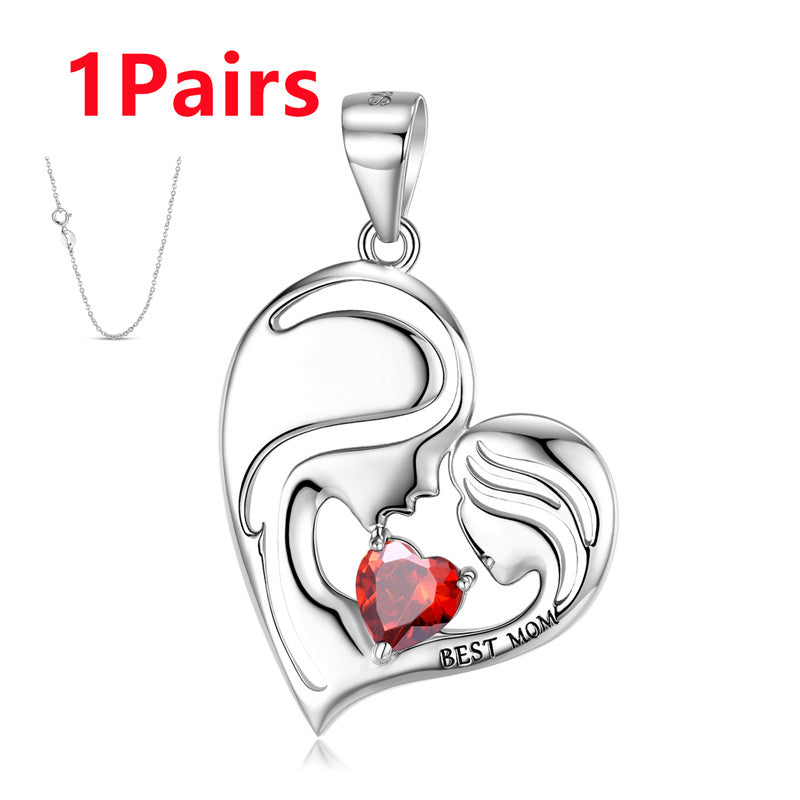 S925 Sterling Silver Best Mom Necklace Mother's Day Necklace