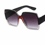 Colorful glitter sunglasses retro sunglasses - Jps collections