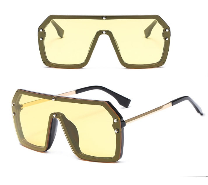 Oversize Fashion Style Square Sun Glasses