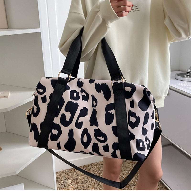 Cow Pattern Travel Duffel Bag