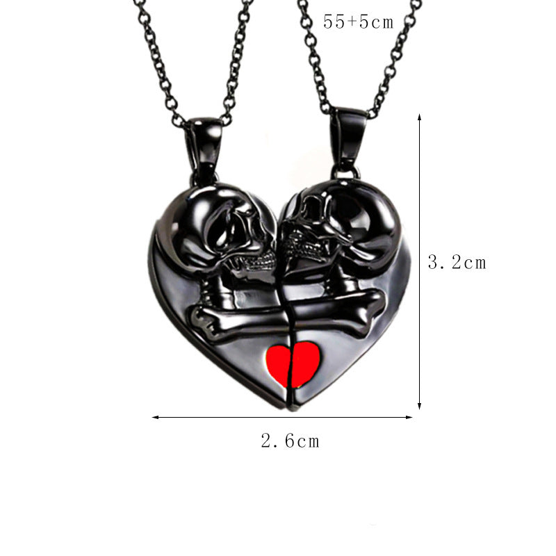 Punk Retro Skull Pendant Necklace