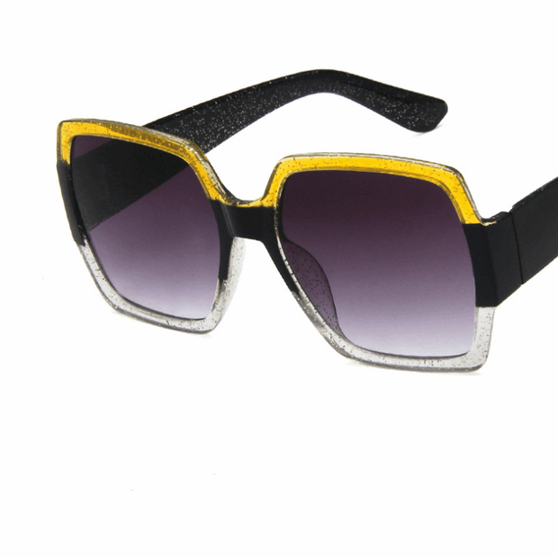 Colorful glitter sunglasses retro sunglasses - Jps collections