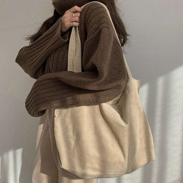 Corduroy Shoulder Bag