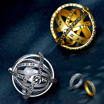 Astronomical Universe Globe Ring & Necklace