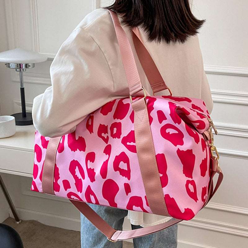 Cow Pattern Travel Duffel Bag