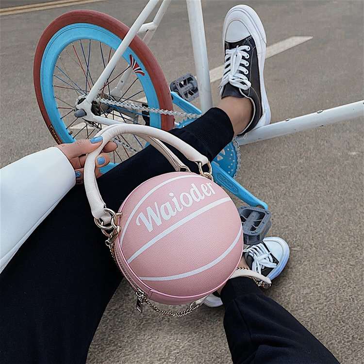 Basketball Shape Handbag