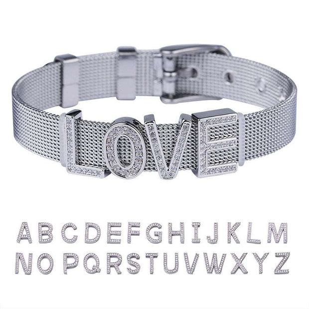 Custom Letter Bracelet - Jps collections