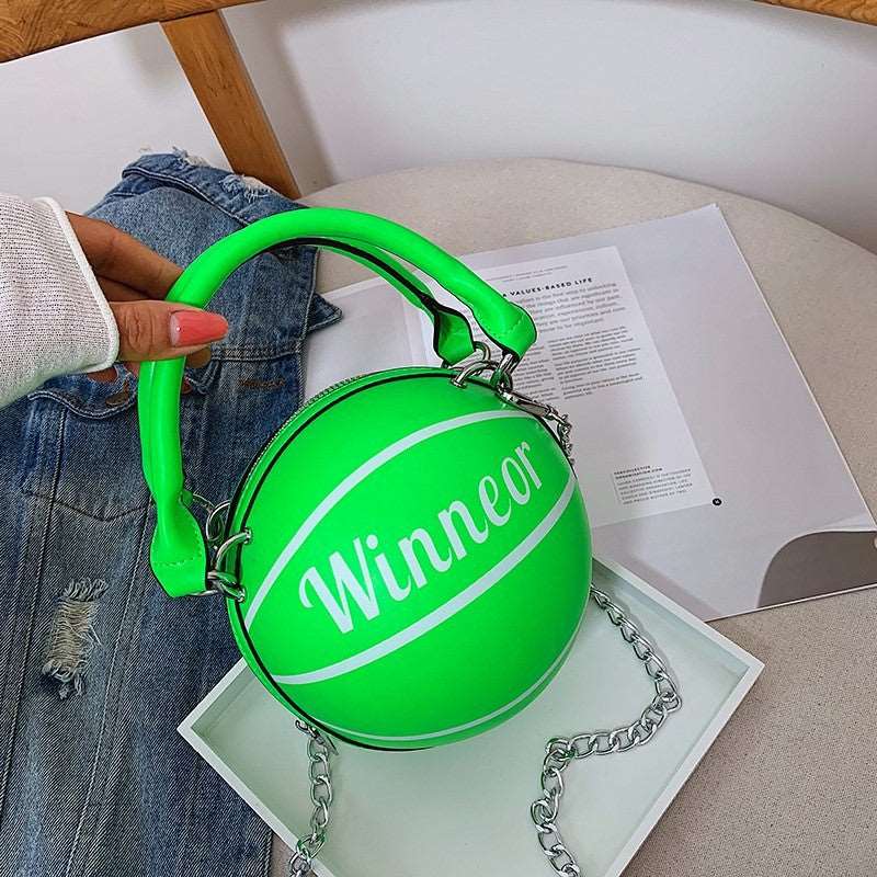 Basketball Shape Handbag