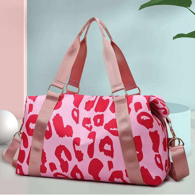 Cow Pattern Travel Duffel Bag