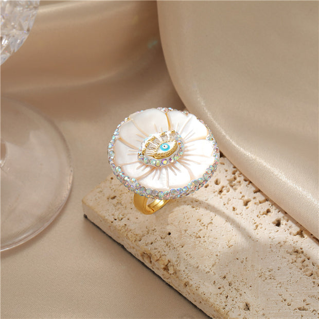 Retro Baroque Natural Pearl Ring