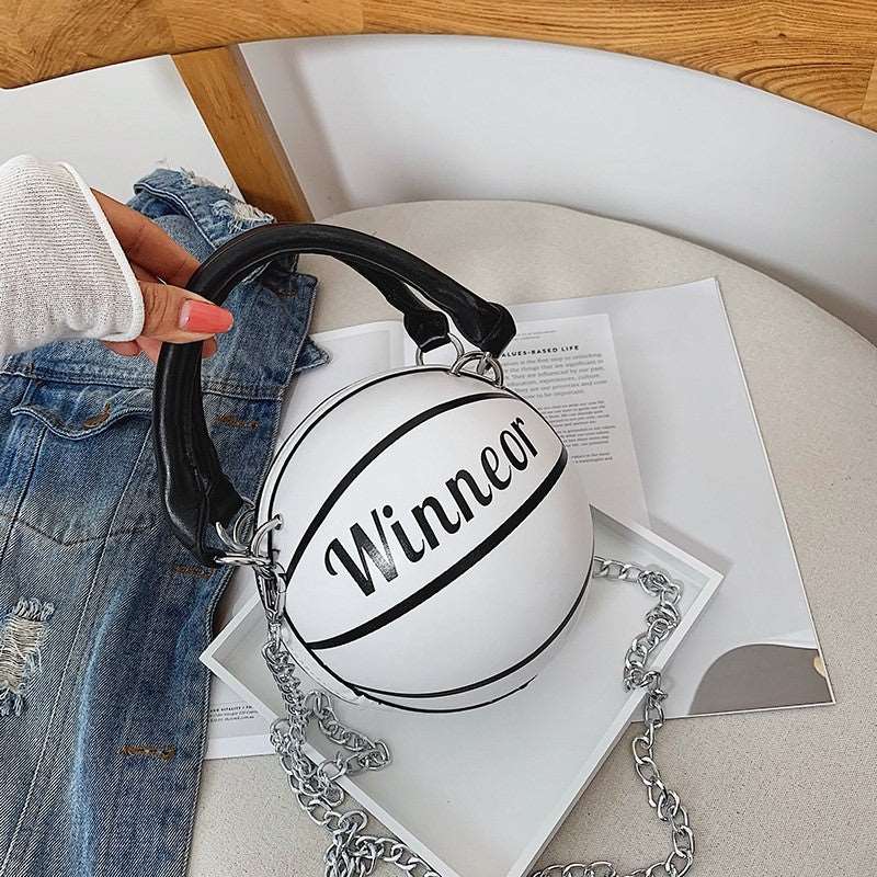 Basketball Shape Handbag