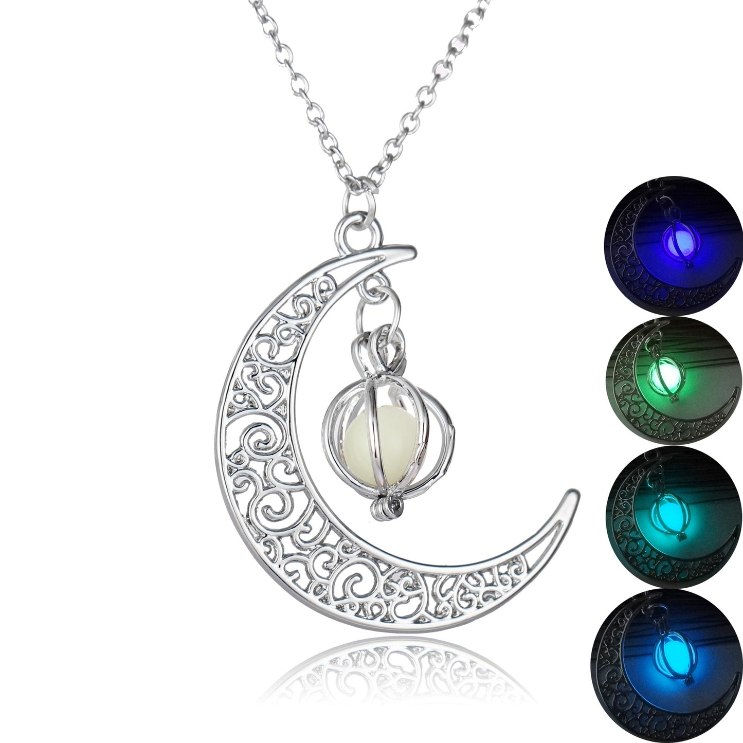 Natural Glowing Stone Healing Necklace