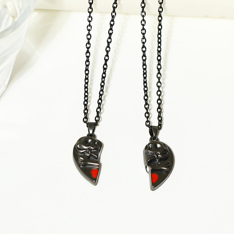 Punk Retro Skull Pendant Necklace