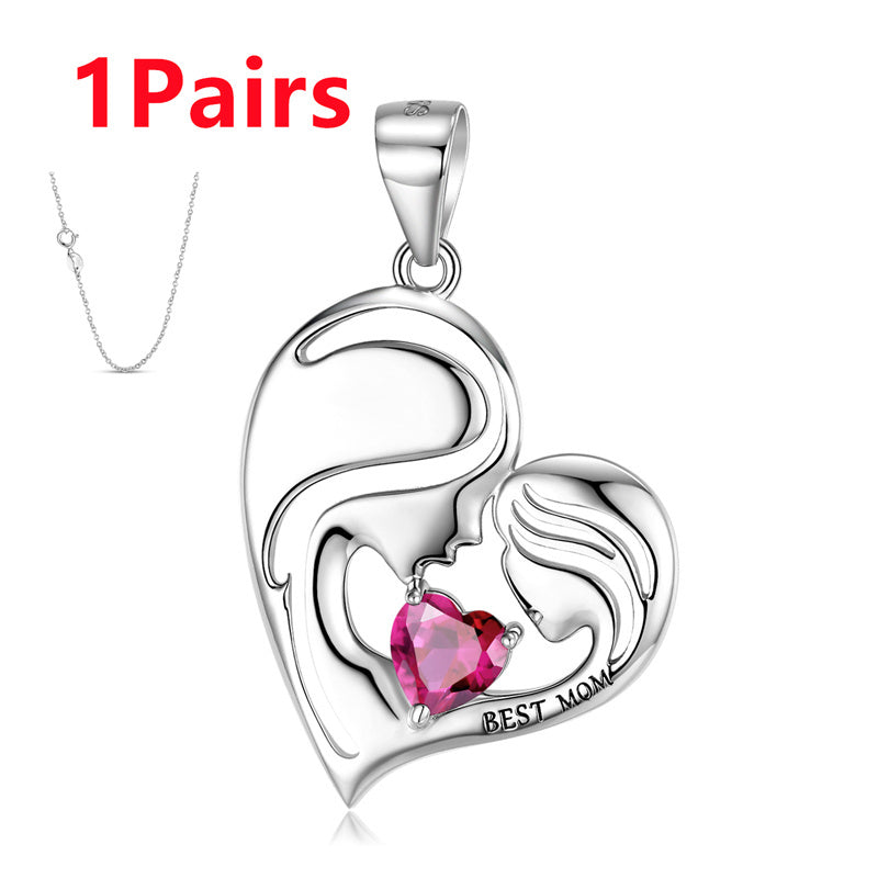 S925 Sterling Silver Best Mom Necklace Mother's Day Necklace