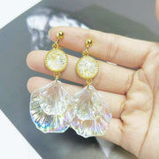 Acrylic Shell Earrings - Jps collections