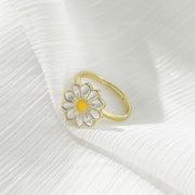 Fashion Sweet Little Daisy Ring Wild Flower Ring