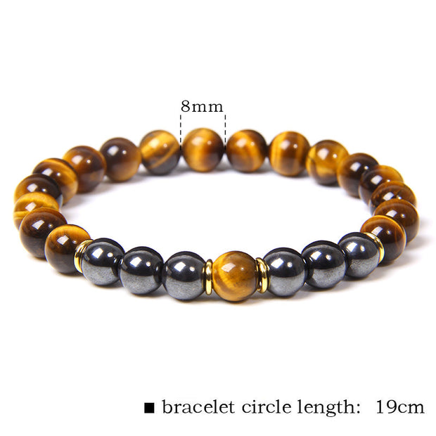 Tiger Eye Stone Bracelet Natural Stone Bracelet - Jps collections