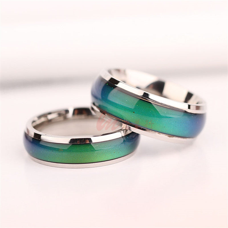 Fashion Changing Color Adjustable Mood Ring