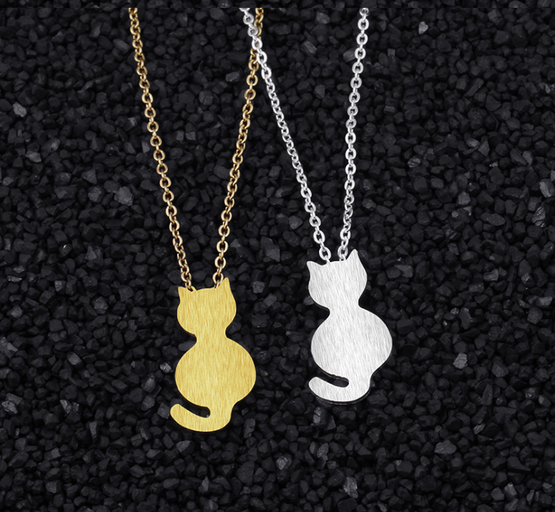 Trendy Fashion Cat Pendant Necklace