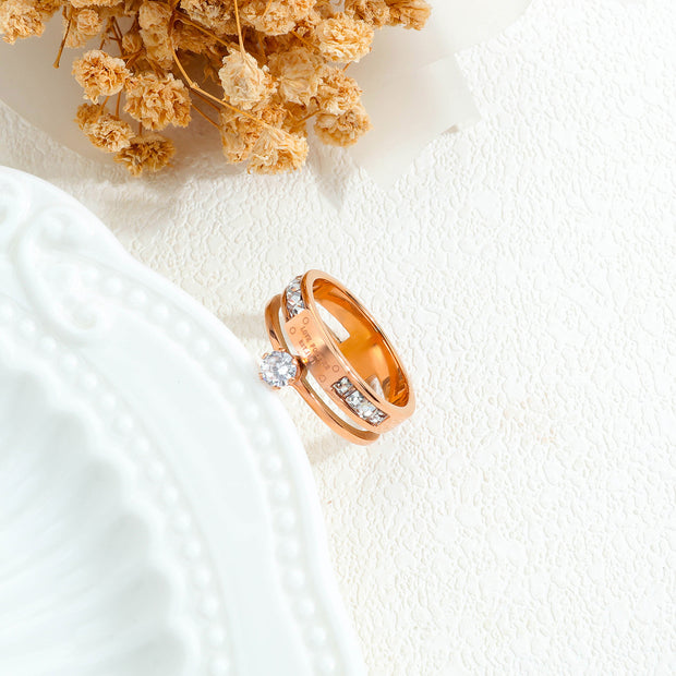 Rose Gold Diamond Ring