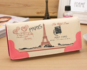 New women's wallet color printing fashion wallet card wallet - Jps collections