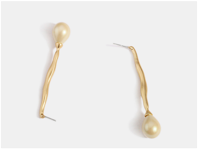 Simple pearl earrings - Jps collections