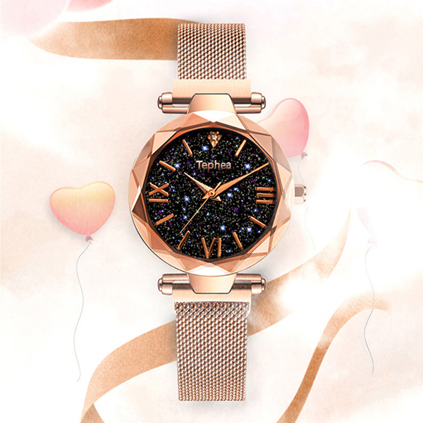 Star lazy magnet buckle quartz watch - Jps collections