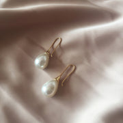 Waterdrop pearl simple personality earrings - Jps collections