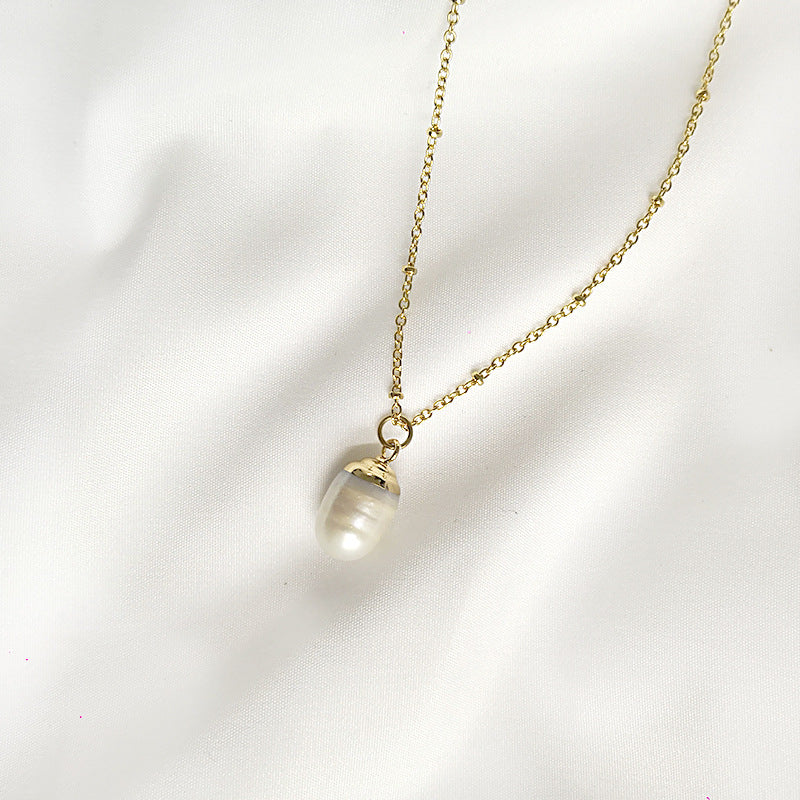 Freshwater Pearl Pendant Necklace - Jps collections