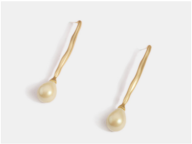 Simple pearl earrings - Jps collections