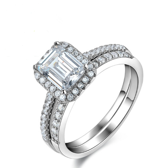 Diamond-encrusted ladies ring Flat cut diamonds Diamond ring Jewelry - Jps collections