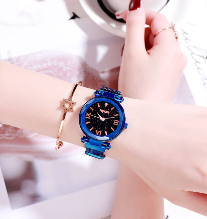 Star lazy magnet buckle quartz watch - Jps collections