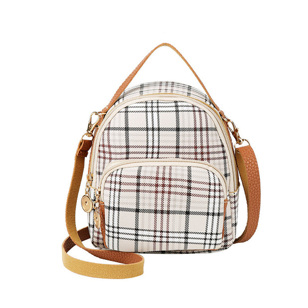 Personality Bags Casual Plaid Backpack Portable - Jps collections