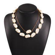 Holiday Style Irregular Pearl Necklace - Jps collections