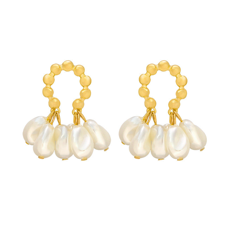 Female Baroque Pearl Earrings - Jps collections