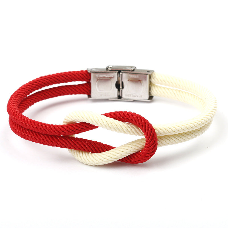 Vintage Anchor Handmade Diy Woven Bracelet - Jps collections