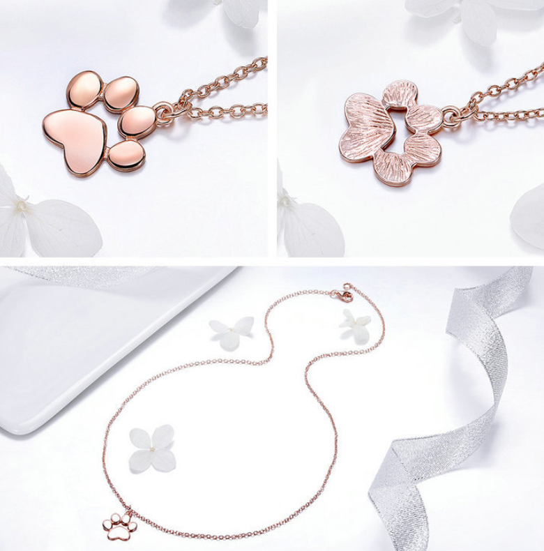 Dog & Cat Paw Necklace