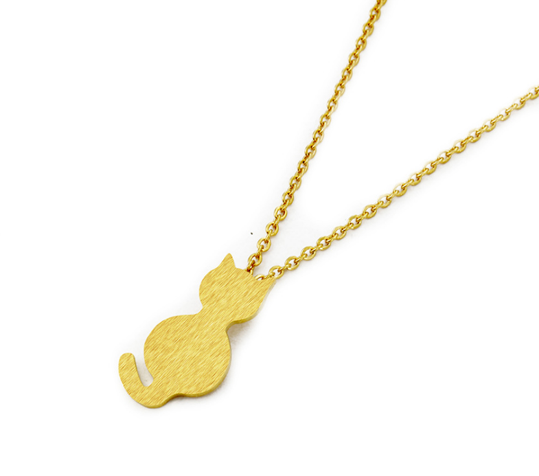 Trendy Fashion Cat Pendant Necklace