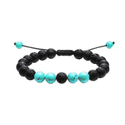 Tiger Eye Couple Bracelets Matte Black Agate Beads Bracelet - Jps collections