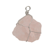 Natural stone pendant necklace - Jps collections