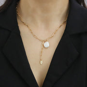 Shaped pearl necklace - Jps collections