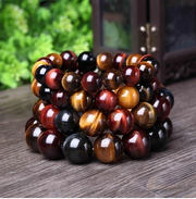 Tiger Eye Bracelet Natural Crystal Stone Buddha Bead Bracelet - Jps collections