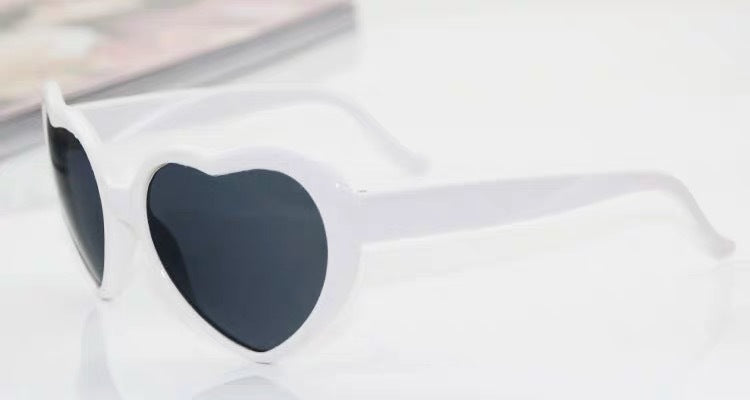 Heart-shaped Lights Become Love Special Effects Glasses Sunglasses - Jps collections