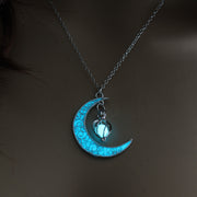 Glowing Pendant Necklaces Silver Plated Chain Necklaces - Jps collections