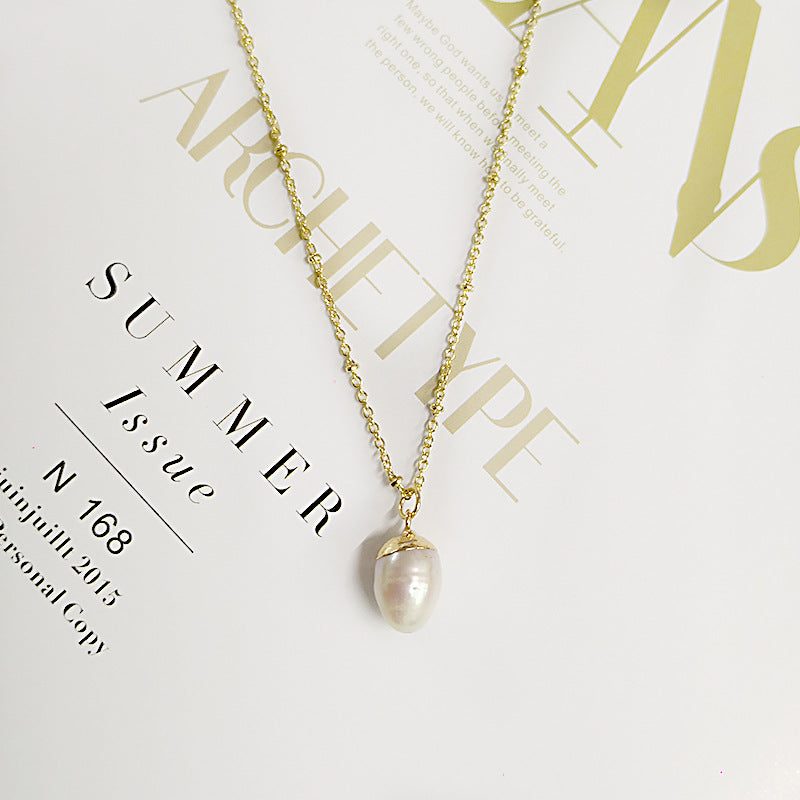 Freshwater Pearl Pendant Necklace - Jps collections