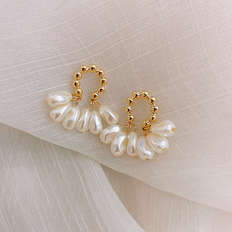 Female Baroque Pearl Earrings - Jps collections