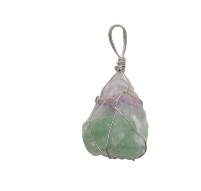 Natural stone pendant necklace - Jps collections