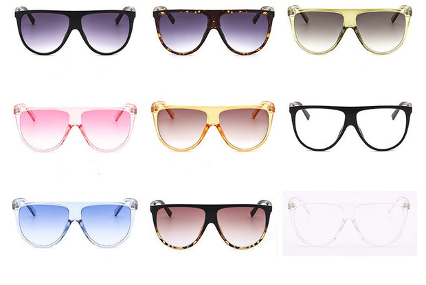 Sunglasses Women Gradient Lens Sun Glasses Women Full Frame Shades Glasses Ladies Unisex - Jps collections