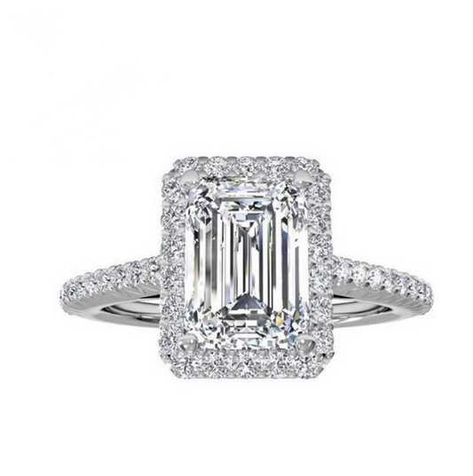 Diamond-encrusted ladies ring Flat cut diamonds Diamond ring Jewelry - Jps collections